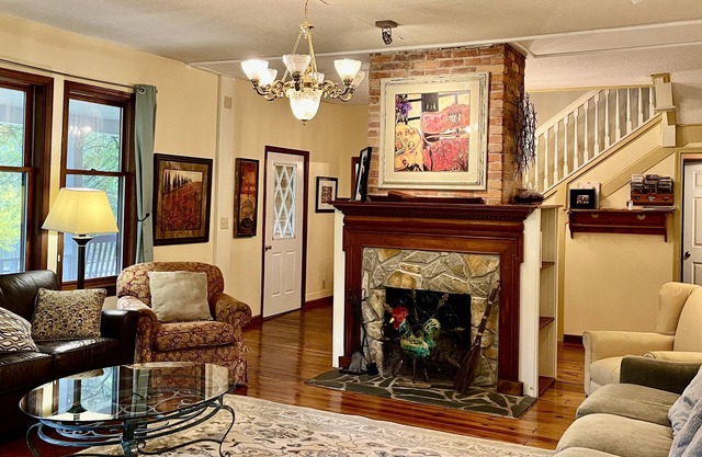 Huge 180-yr-old Farmhouse. All new amenities. 1 acre. cCose to town.