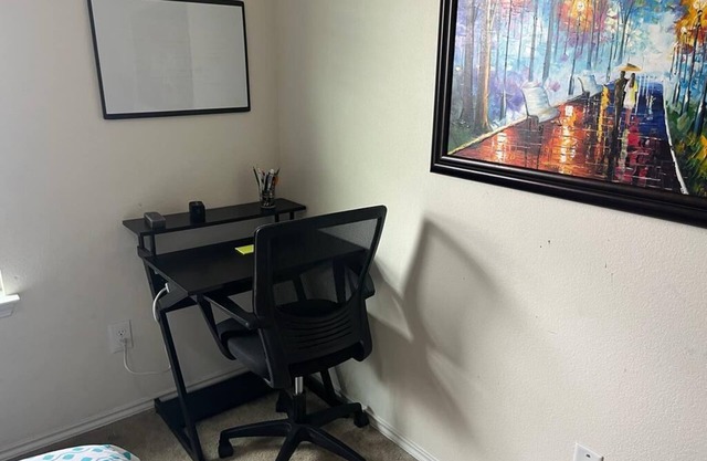 Ideal place to work and rest with a private room.