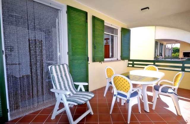 in a cottage-floor apartment with one large terrace, 200 mt. from the sea