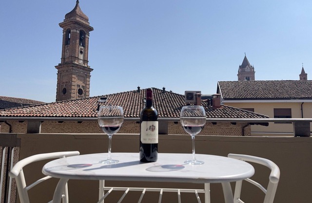 In the Historic Centre, with a View of the Towers