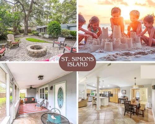 Island Getaway | Fire Pit Patio | 5 mins to Beach