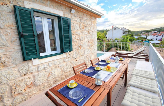 Island stonehouse villa on the Adriatic