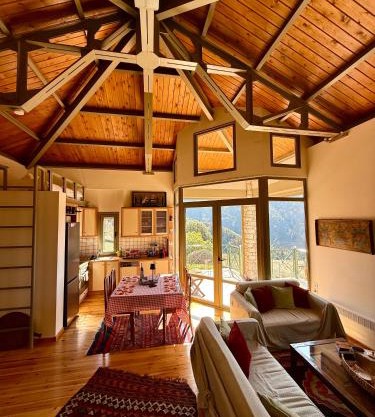 Kalavryta Villa Nano with fireplace and next the Ski Centre