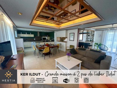 Ker Ildut - Grande maison à 2 pas de l'aber Ildut