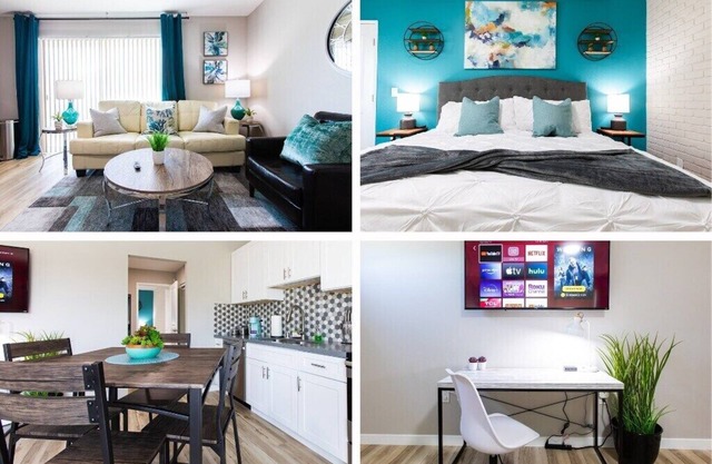 King Bed| Full Kitchen |55"TVs|Fast Wi-Fi | |W/D
