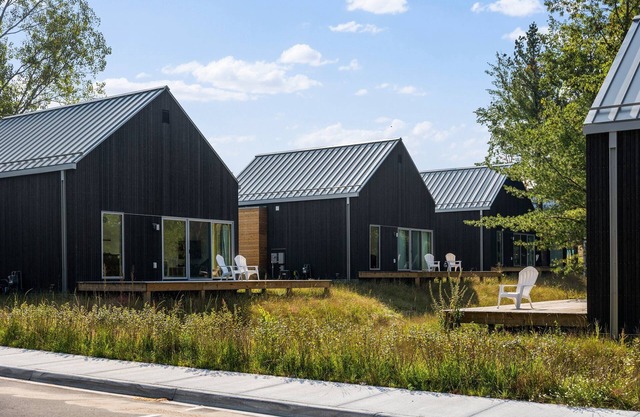 KOTI 6 (Two Bedroom) Traverse City's Scandinavian Cabins, vacation home on TART & mins to Traverse C.