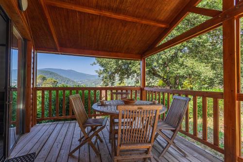 L’Abiho - Chalet climatisé avec piscine