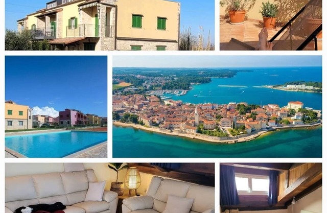 La Peppina - Charming apartment with large terrace near Porec and the sea + pool