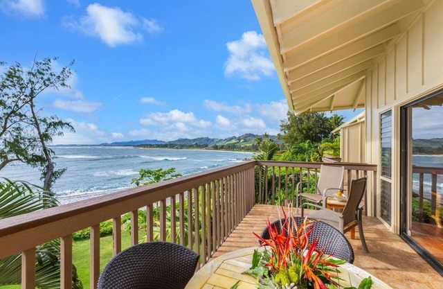Lae Nani 535 - Spectacular Beach Front - Quiet and Private with Bedroom AC & WD