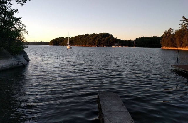 Lake front cottage, Long Point community, North Ferrisburgh, Vermont