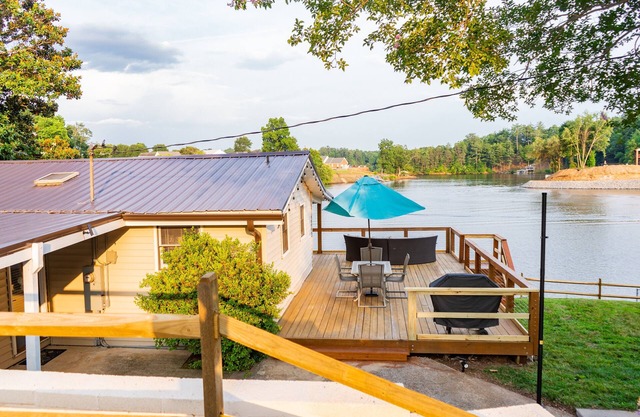 Lakefront Home 25 FT From Water w/Private Dock, Firepits, Kayaks, & Paddle Boat