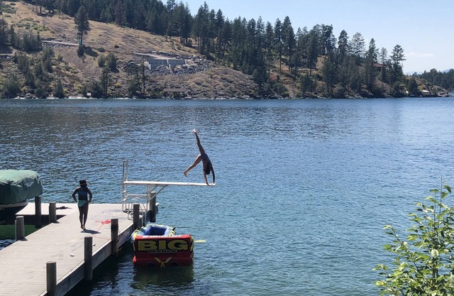 Lakefront home with dock on Flathead Lake, Montana with Guest House -Sleeps 11