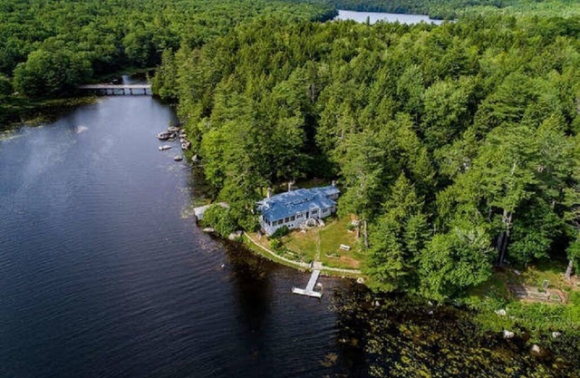 Lakefront Secluded Estate Near Ocean, Bar Harbor, Acadia Called Whispering Pines