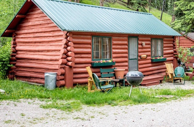 Lakota Cabin by Spearfish Creek
