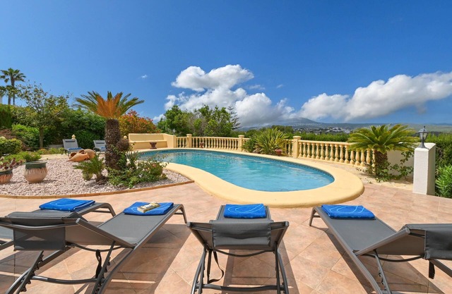 Large and comfortable villa in Javea, on the Costa Blanca, Spain with private pool for 4 persons