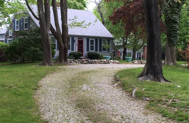 Large Brewster home on historic 5 acre property, close to beach w club access