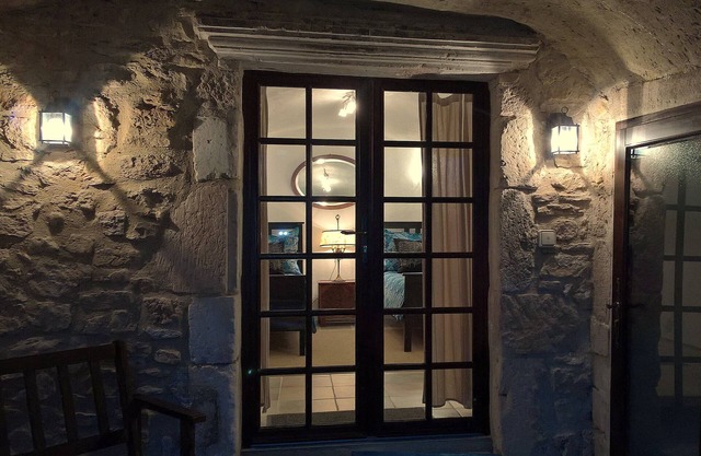 Large holiday home in the middle of nature with views over the valley and pool