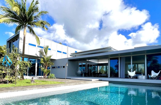 Lava Flow House Pool Ocean View Kehena Beach w A/C