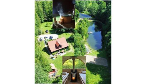 Leśniczówka domek sauna jeziorko w lesie na wyłączność