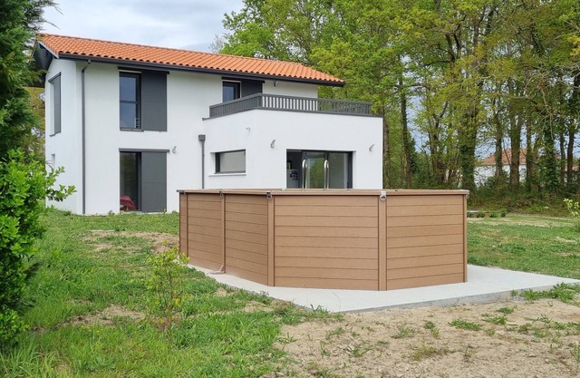 "Le Pré Fleuri" 3* VILLA new 3 bedrooms nature and swimming pool 40150 ANGRESSE