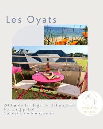 Les Oyats, vue sur mer, parking, GR34