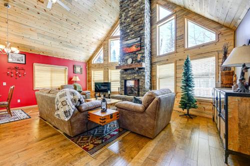 Less Than 1 Mi to Brian Head Resort Spacious Cabin!