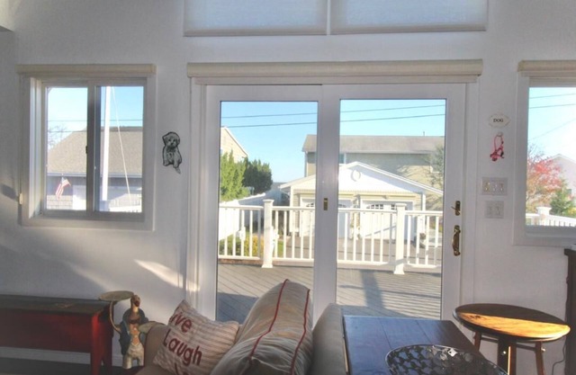 Light filled Chalet Beach Home on Private Road to Association Beach