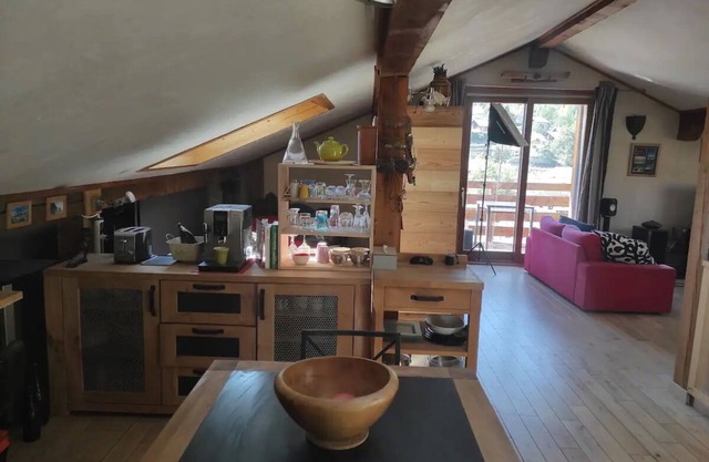 Loft with view