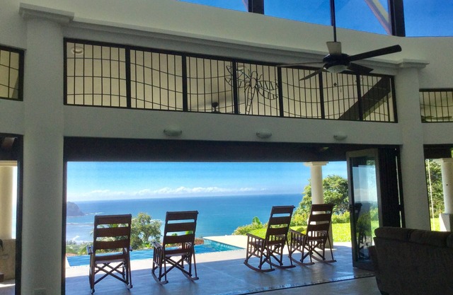 LOOK AT THIS VIEW and VILLA!nHigh Elevation/180 Degree Beach/Ocean/Jungle View