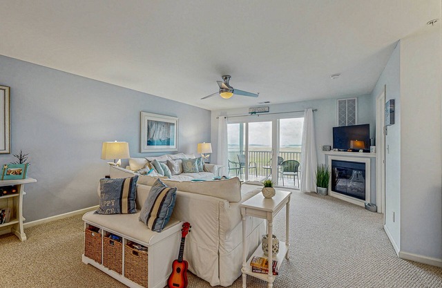 Lovely Bethany Bay Condo w/Balcony Water Views, W/D, Shared Pool, WiFi, & AC