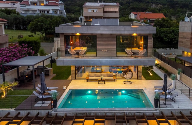 Lovely home in Baska with sauna