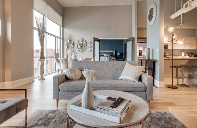 Lux living in this 6th floor condo located in East Nashville minutes to downtown