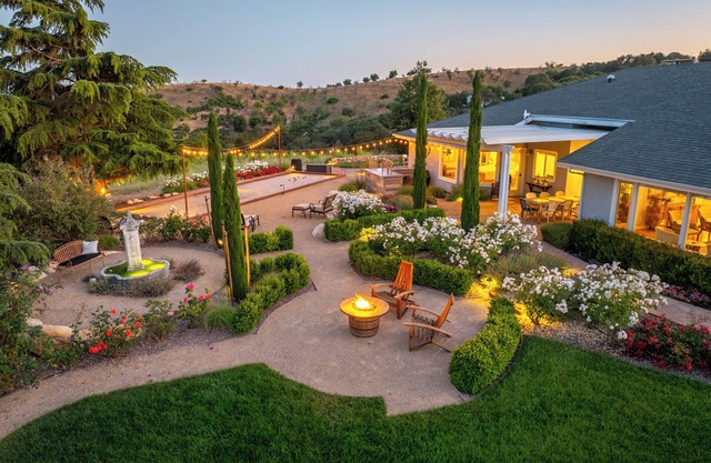 Luxe Private Hilltop Estate w/Spectacular Vineyard & Downtown Views!