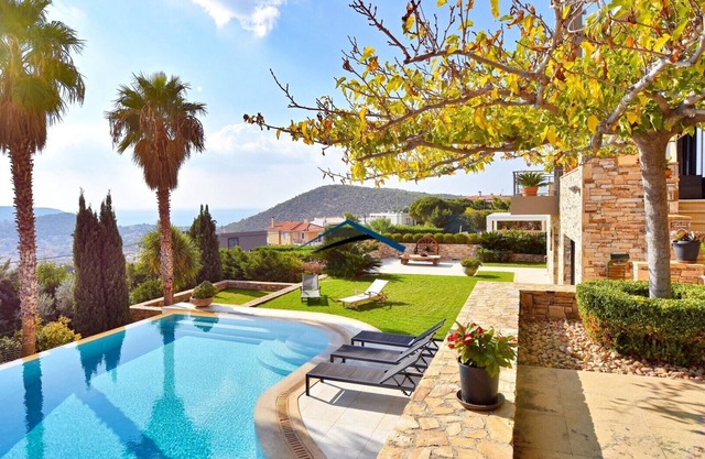 Luxurious and Stylish Villa Dionysus with a swimming pool & sea view