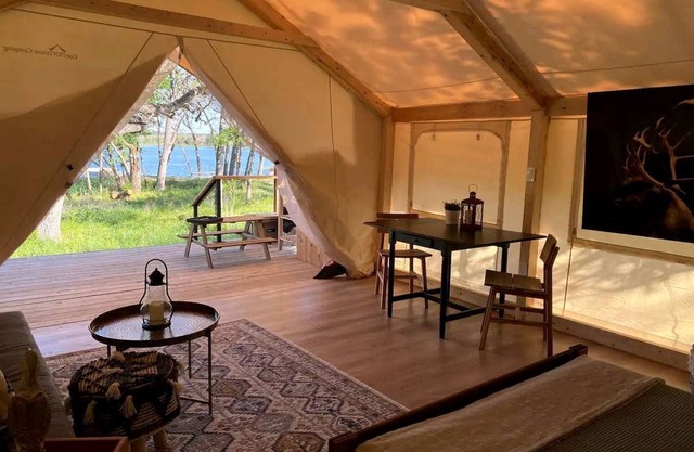 Luxurious Texas Camping Retreat on Lake Bastrop