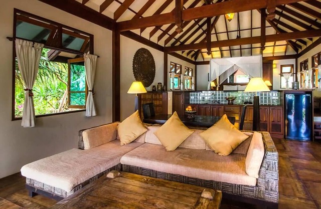 Luxurious direct beachfront villa with sweeping views of Phi Phi Island