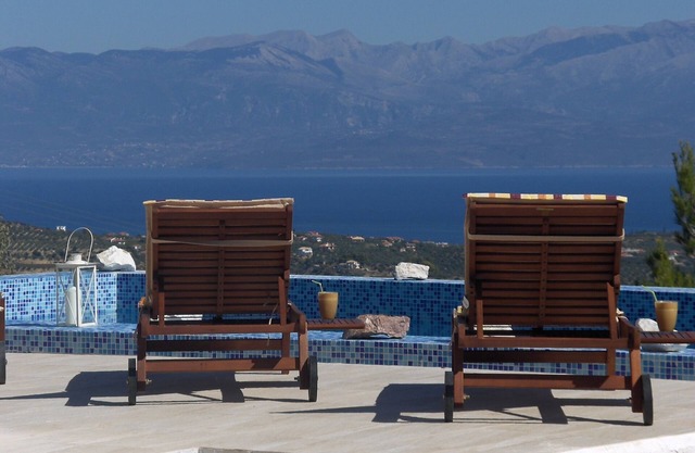 Luxurious villa with breathtaking sea views and private pool.