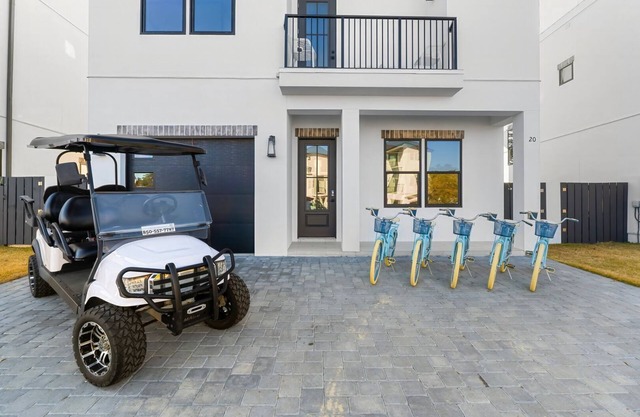 Luxury 30A Retreat with Pool, Golf Cart, and Bikes – Perfect Beach Getaway!