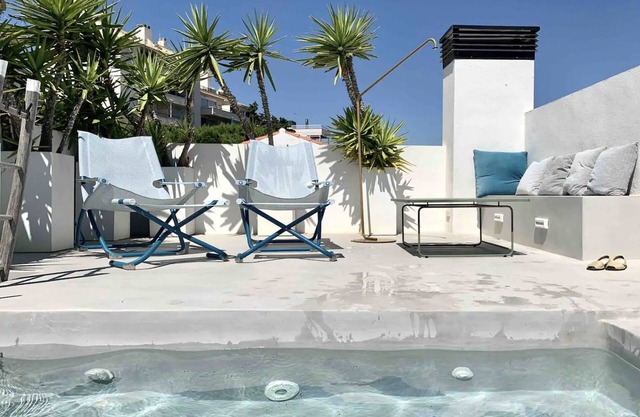 Luxury architect renovated fisherman's house | sunny rooftop pool and sea views