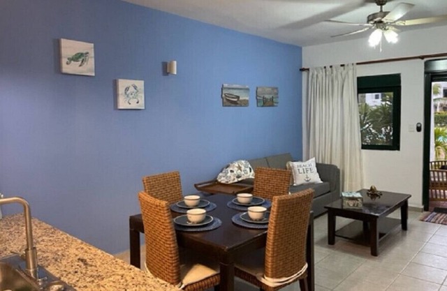 Luxury Beachfront Apartment, steps from the beach and pool.