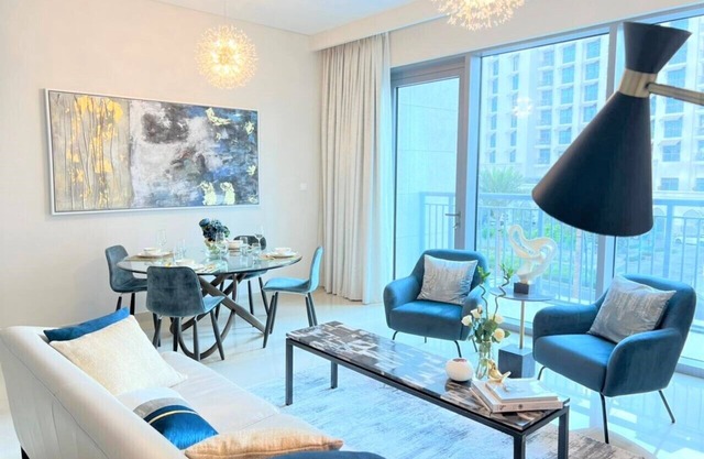 Luxury Dubai creek harbour Waterfront Apartment