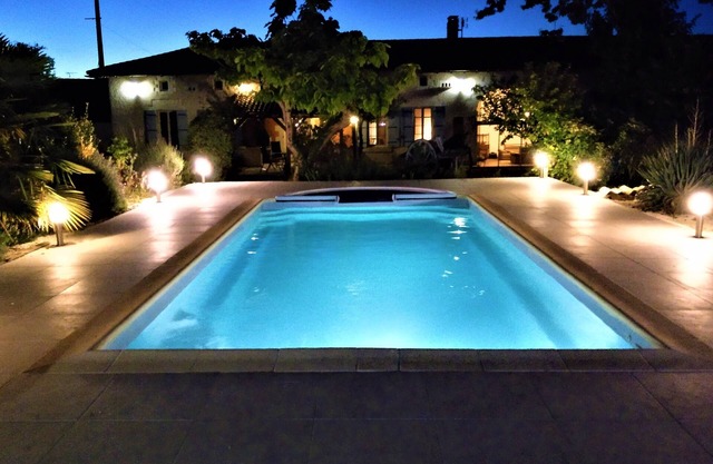 Luxury gite accommodation set in the rural Charente region of France