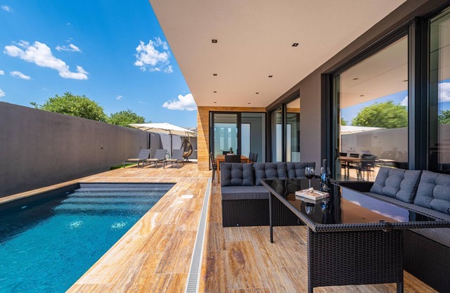 Luxury villa with private indoor and outdoor pool