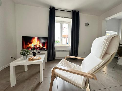 M 102 Studio calme et chaleureux proche Metz