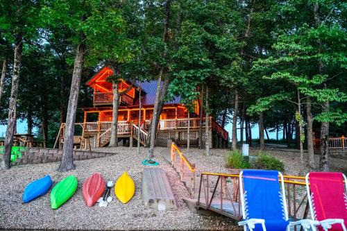 Macks Creek Cabin on 30 Acres with Dock and Watercraft
