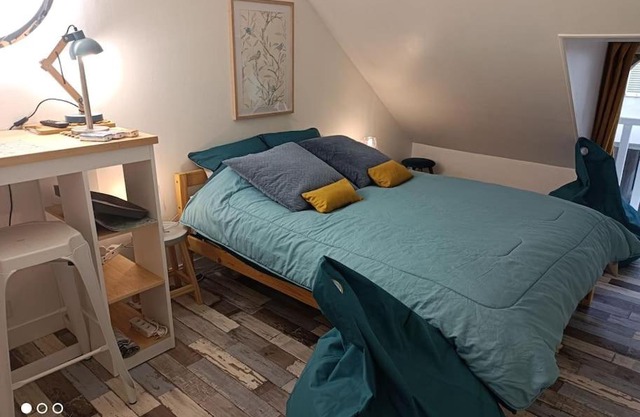 Magnifique Studio Climatisation, parking à vélos, vélos en option, Centre ville Parking privé Jardin