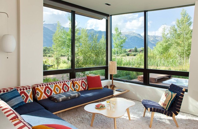 Main House and Guest House with Teton Views and Privacy