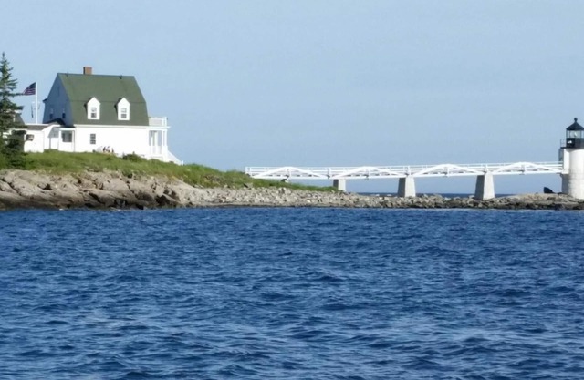 Maine Saltwater Farmhouse on 80 acres with private rocky shore