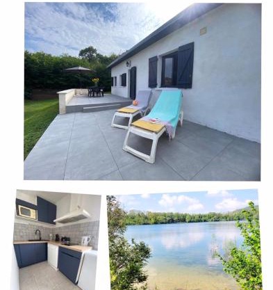 Maison au bord du lac de saint Ciergues