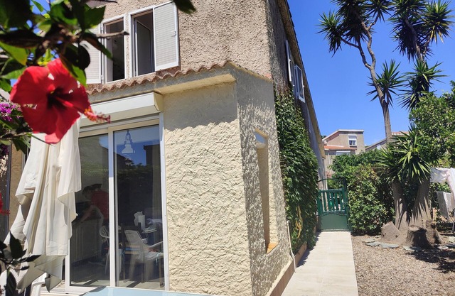 Maison Bord de mer 2/6 pers plage à 200m 3 ch 2 bains Clim Wifi jard Park code